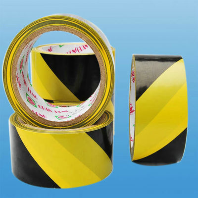 चीन मुलायम क्लोराइड विशेषता टेप, काले - पीले रंग की चेतावनी टेप आपूर्तिकर्ता