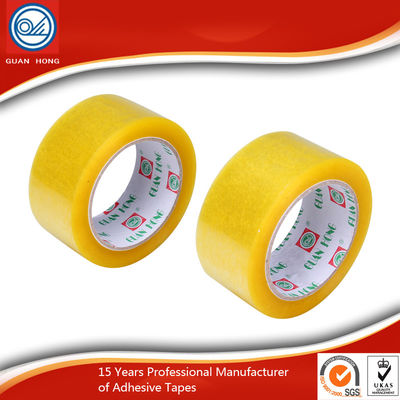 चीन मजबूत स्वयं चिपकने वाला BOPP स्टेशनरी टेप कस्टम लोगो मुद्रित 48mm * 60 मीटर 38mic आपूर्तिकर्ता