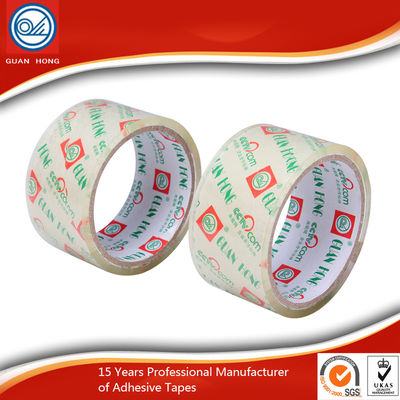 चीन शुद्ध क्रिस्टल स्पष्ट टेप पर्यावरण संरक्षण उच्च चिपकने वाला 48mm x 30 45mic आपूर्तिकर्ता